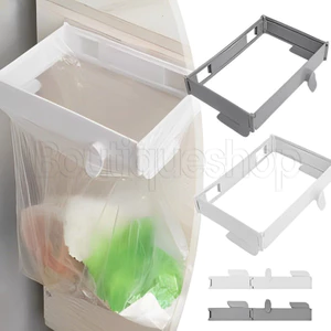 Giá đỡ túi đựng rác Snap-on - Khung đựng đồ - Kệ treo túi nhựa - Giá phơi khăn - Có thể tháo rời, không đục lỗ, chống trượt - dành cho bàn làm việc, nhà bếp, phòng tắm