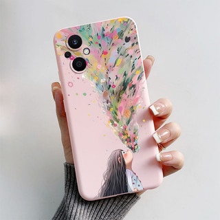 Dành Cho OPPO Reno7 Z Reno 7Z 5G Ốp Lưng Thạch Silicon Mềm Sơn Thời Trang Ốp lưng Cho OPPO Reno 7 Z 5G CPH2343 6.43 "Vỏ ốp Lưng