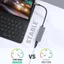 Bộ chuyển đổi Ethernet 1000Mbps USB 3.0 Type C sang RJ45 Card mạng Android USB Lan Cáp Internet cho MacBook PC Windows XP 7 8 10