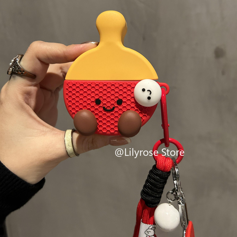 Vỏ tai nghe hoạt hình JellyC Ball cho AirPods 4 [2024] 3 2 1 AirPods Pro2 Vỏ Tai nghe không dây Apple Vỏ silicon hoạt hình bóng chày và quần vợt