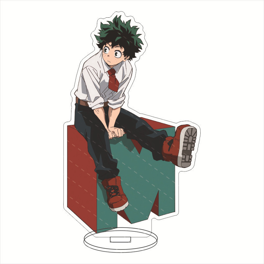 Móc Khoá, Standee, Tranh Kính Mô My Hero Academia Midoriya Izuku Bakugou Katsuki Trang Trí Bàn Học, Làm Việc