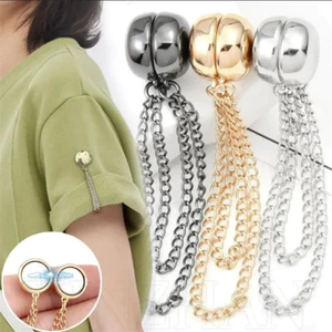 Kẹp quần áo từ tính đa chức năng - Trâm cài đa năng, từ tính, không ghim, Kẹp nút sức mạnh - Dành cho mũ trùm đầu, quần, còng và viền -Quần áo nữ Hijab Pins Trang trí