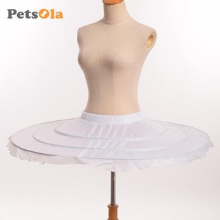 Pannier Petticoat Co Giãn Dây Thắt Lưng Ngắn 3 Vòng Váy Cho Áo Cưới Prom
