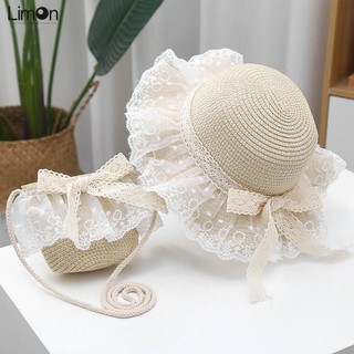 Mũ Cói Đi Biển Chống Nắng Thoáng Khí Thời Trang Mùa Hè Dành Cho Bé
