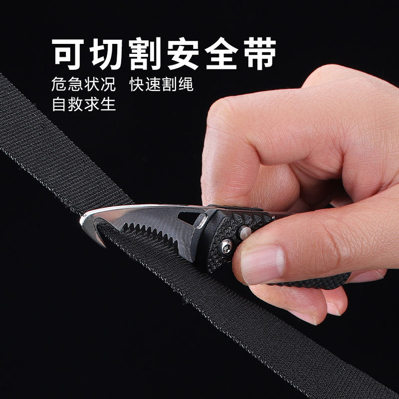 Đa Năng Có Thể Gập Lại Unboxing Dụng Cụ Móc Khóa Răng Cưa Kéo Móc Di Động Nhanh Dụng Cụ Ô Tô Khẩn Cấp Cắt Dây An Toàn