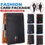 Ví mỏng nam CHEESELY, chặn RFID với ví da kẹp tiền, Túi đựng thẻ tín dụng ID có túi phía trước mỏng chống quét thời trang dành cho nam giới