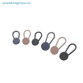 Unewtyu 5 Nút mở rộng quần 15mm / 18mm Bộ mở rộng eo linh hoạt cho quần jean màu đen Quần bà bầu Kéo dài nút cao su VN