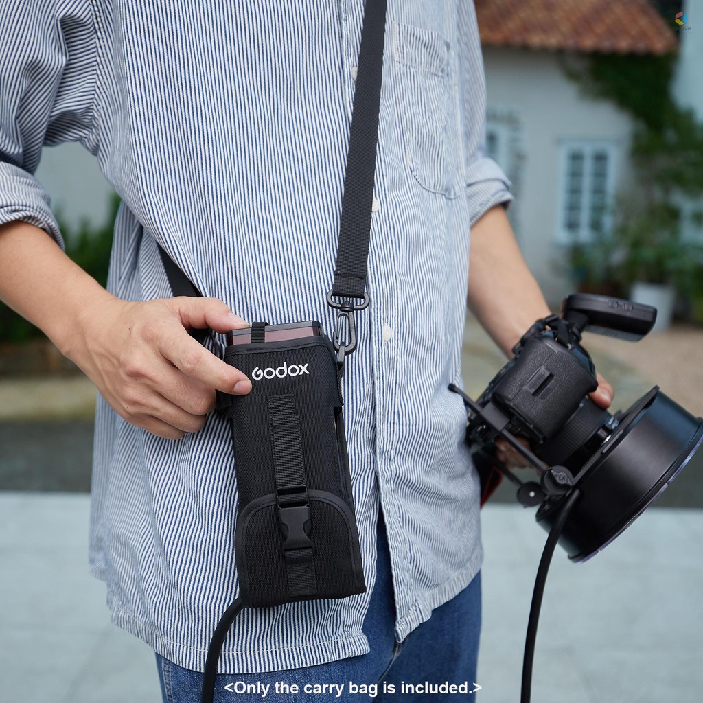 Túi đựng di động Godox CB-57 có dây đeo vai có thể điều chỉnh cho đèn Flash Godox AD200 / AD200Pro