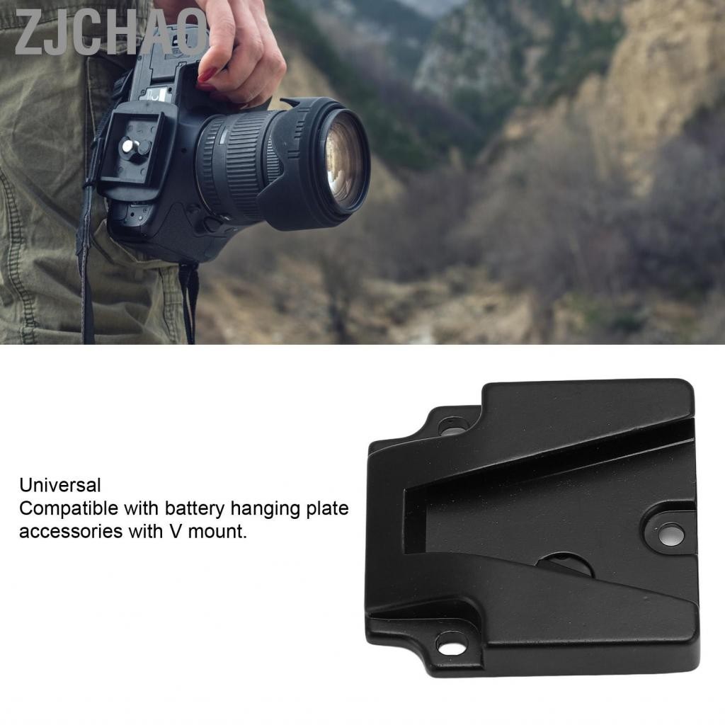 Zjchao Camera V Mount Tấm pin Đế nữ Nhẹ cho chân máy
