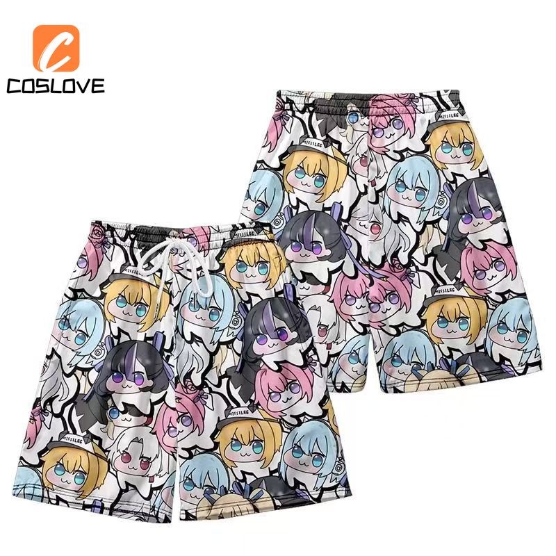 Trò chơi Anime GODSESS OF VICTORY: NIKKE Dorothy - Quầnshort cosplay hàng ngày với họa tiết Doro đáng yêu và phong cách ngộ nghĩnh