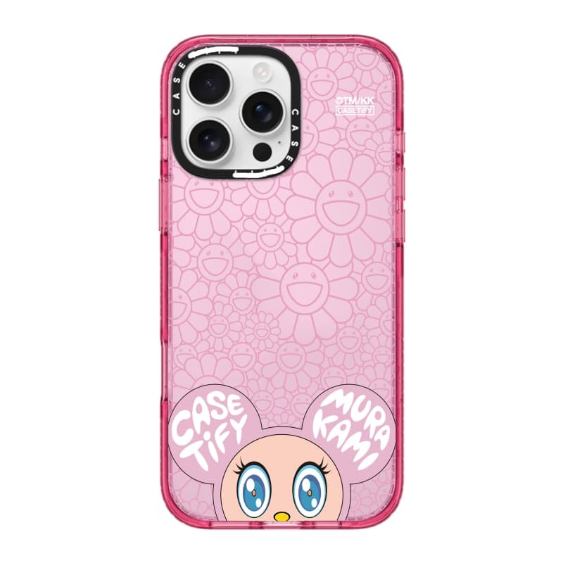CASECASE X TAKASHI MURAKAMI MR. Ốp Lưng DOB Màu Hồng Fizz Trong Suốt Cứng Từ Hút Tác Động Dành Cho Apple IPhone 12 13 14 15 16 Pro Max Plus Có Hộp