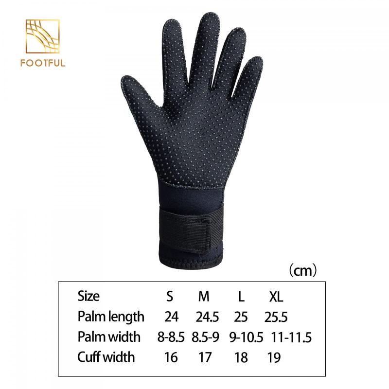 Găng tay lặn biển Găng tay Wetsuit Găng tay cao su tổng hợp 3mm chống trượt mùa đông dành cho nam