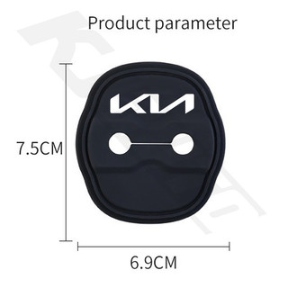 [Sản phẩm chính hãng 1: 1] 4 miếng bảo vệ khóa cửa giảm xóc cửa ô tô Kia mới bằng silicon Nhãn dán khóa cửa tự động cho Seltos Sonet Carens Forte Sportage Picanto RIO Carnival
