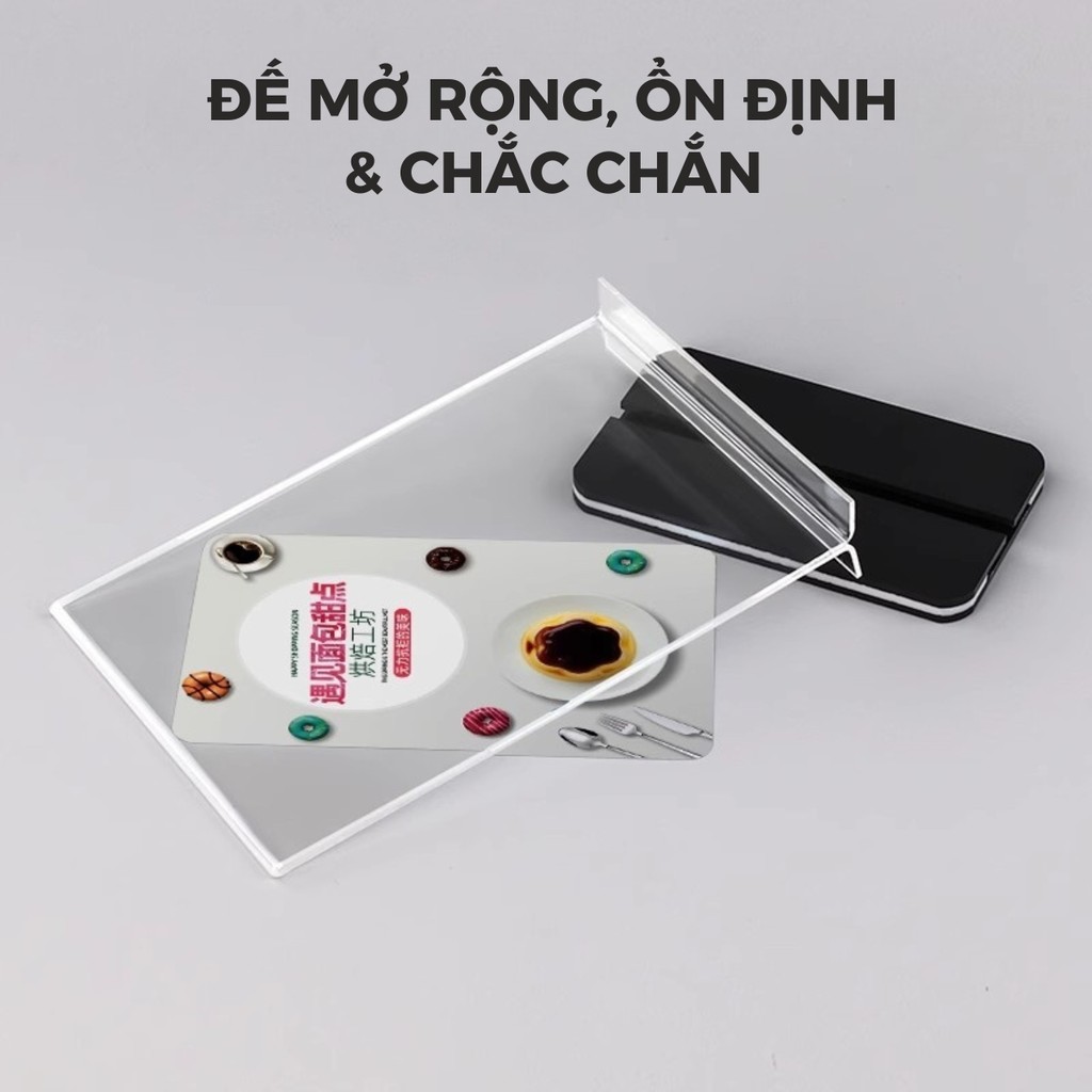 Bảng Giá Mica Để Bàn A5/A4 - Khung Menu Trong Suốt Cao Cấp, Dễ Tháo Lắp, Dùng Cho Cửa Hàng/Văn Phòng