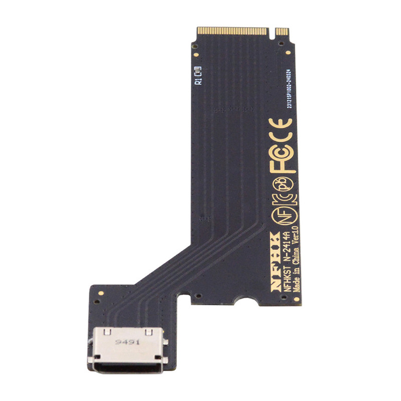 JMT M.2 NVME M Key To U.2 U.3 Oculink SFF8612 Adapter Card Cho ThinkBook 14 + / 16 + 2022-2023 2024-AMD8845 Card Đồ Họa Bên Ngoài