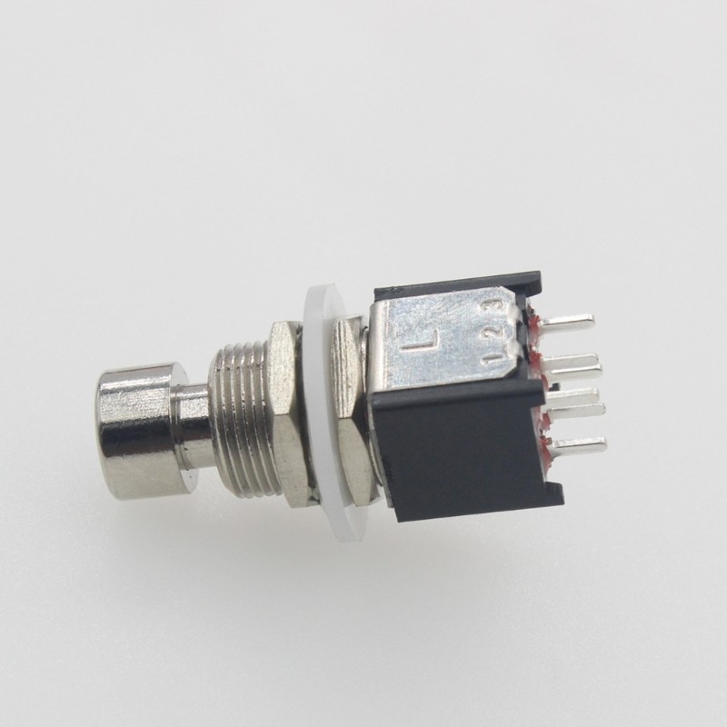 HL DPDT Chốt Stomps Bàn Đạp Chân Công Tắc Thay Thế 6 Pin Tạm Thời Stomps Bàn Đạp Chân Công Tắc Nút Dừng Khẩn Cấp