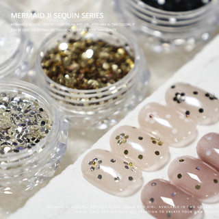 Trang trí móng tay nghệ thuật, sequin tròn 1mm, chấm bi nhiều màu sắc, dụng cụ cho tiệm và lễ hội
