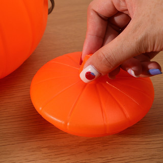 Candy Halloween Pumpkin Bucket - Hộp đựng quà ăn nhẹ có tay cầm - Đồ dùng dự tiệc Trick or Treat Quà tặng trẻ em