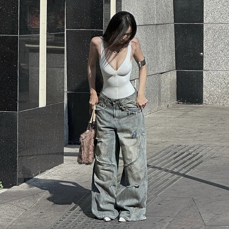 Quần Skinny Sling Body Off Vai Chiết Eo Không Đều - Phong Cách Mỹ Thanh Lịch và Gợi Cảm
