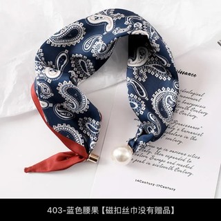 Vòng cổ khóa từ tính và khăn quàng cổ thời trang cho áo sơ mi mùa xuân-hè