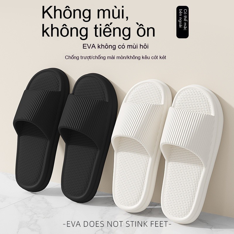 Dép tắm chống trượt unisex mùa hè size lớn êm chân cho gia đình