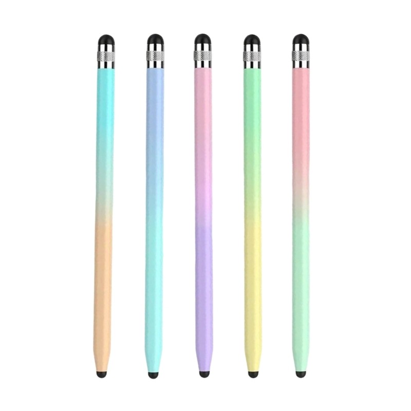 VIC 2 Trong 1 Bút Tạo Kiểu Cho Màn Hình Cảm Ứng Bút Chì Silicon Đầu Nhạy Cảm Tạo Kiểu Điểm Mịn Bút Tạo Kiểu Bút
