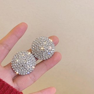 Bộ bông tai kim cương châu Âu và Mỹ, thiết kế sang trọng, phù hợp làm quà tặng