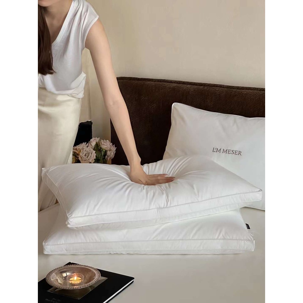 (RG584)Ruột Gối Sợi Bông Micro Mềm Mát Thoải Mái Bồng Bềnh Thiết Kế 2 Viền Hiện Đại - MemMinbedding Luxury