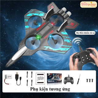 【BabyJoy】Máy Bay điều Khiển Từ Xa,Đồ Chơi Trẻ Em, Pin Sạc,cơ 4 cánh quạt,Phù Hợp Người Mới