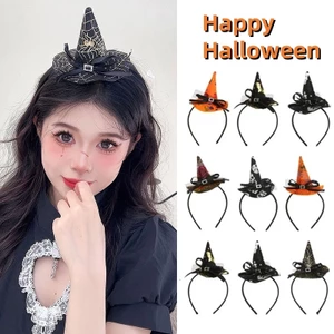 Lễ hội Halloween - Bộ phụ kiện đầu lâu, mũ bí ngô và phù thủy