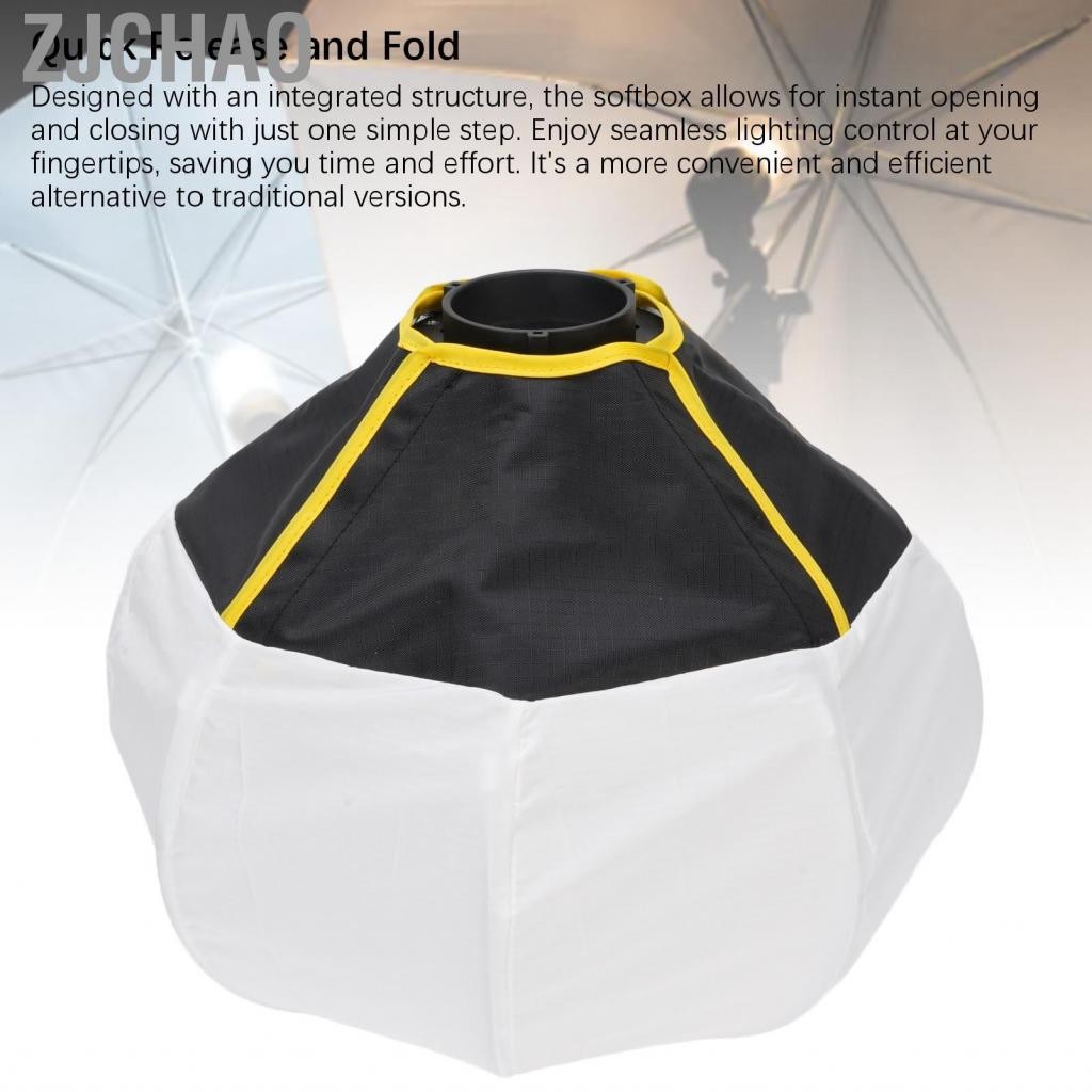 Zjchao 12 đèn lồng Softboxd cho Bowens Mini Mount Softbox Phát hành nhanh