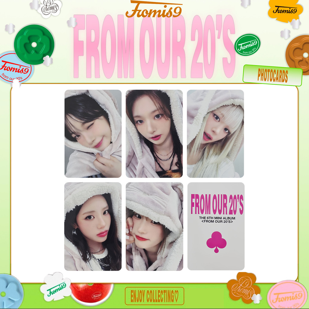 SQ3 5 Cái / bộ Fromis 9 LOMO Card Album Mini Thứ Sáu Từ Bộ Sưu Tập Bưu Thiếp 20 Của Chúng Tôi KPOP Stars Ngoại Vi QS3