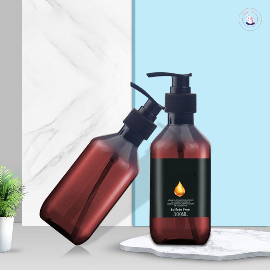 2 Chai Bơm Rỗng 300ml - Hộp Đựng Tinh Dầu Có Thể Tái Sử Dụng Cho Xà Phòng Cơ Thể