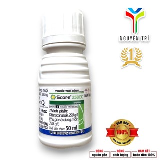 Score 250EC 50ml - Dung Dịch Chuyên Dùng Cho Nấm Bệnh, Phấn Trắng, Đốm Lá Hoa Hồng, Lan, Mai Vàng