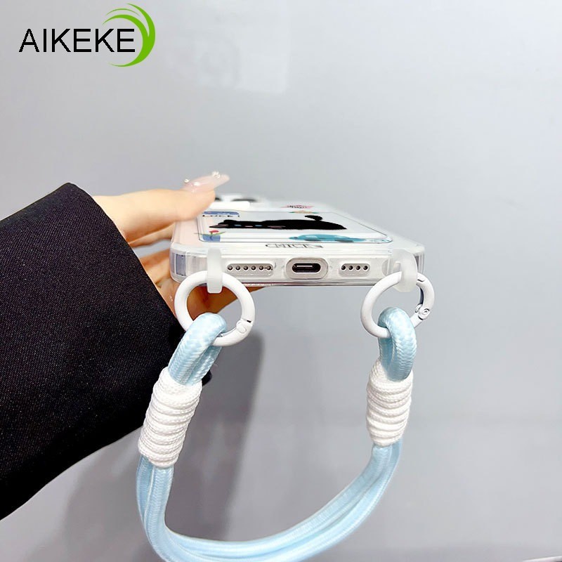 Vỏ đựng thẻ mèo đen dễ thương cho Vivo iQOO Z10 Z9 Turbo Z10X Z9X Z8 Z8X Z7 Z7X Z6 Z6X Z5 Z5X Z3 Z1 Neo 10 9 8 7 6 5 SE Pro + 3 Vỏ hoạt hình Vỏ mềm chống sốc có Dây tay