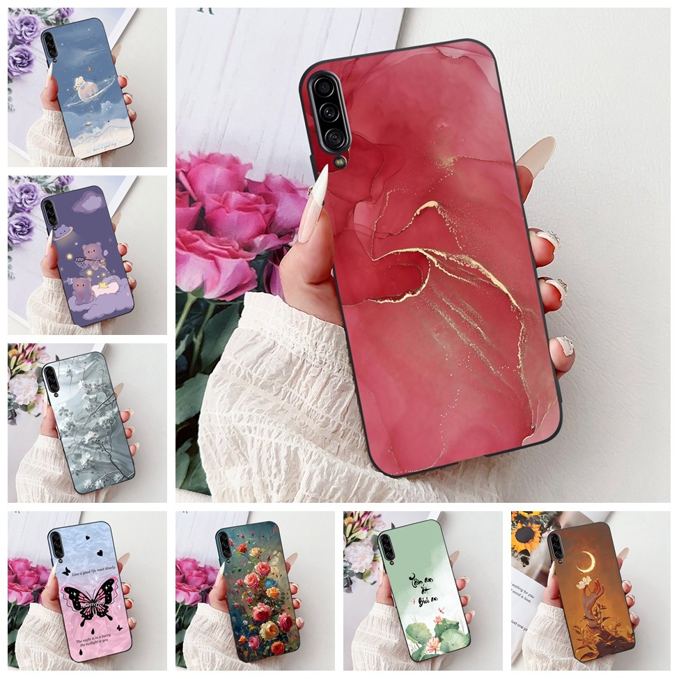 Dành Cho Samsung A90 5G Ốp Lưng SM-A908B Mèo Dễ Thương Thời Trang Hoa Sơn Thoáng Mát Cho Samsung Galaxy A90 5G Ốp Lưng Điện Thoại SM-A908N SM-A9080