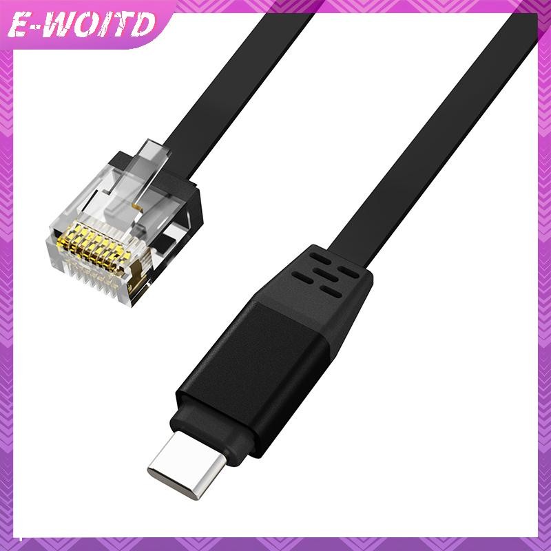 E-WOITD 1000m Type-C TO RJ45 Connecg Cáp Điện Thoại Có Dây Mạng Cho Laptop Máy Tính Bảng Cho Huawei HNVN