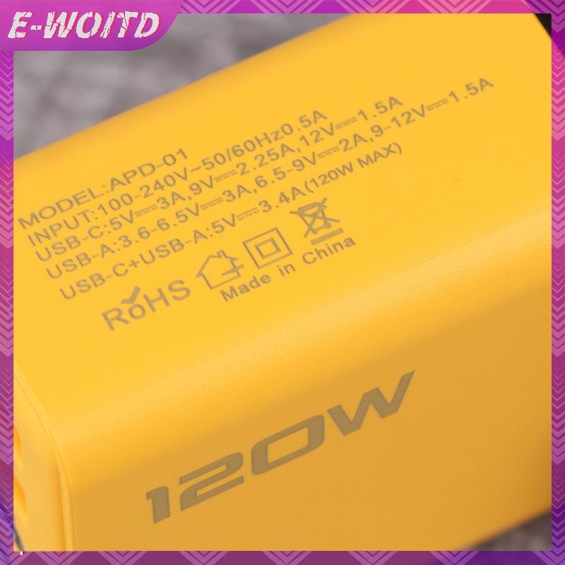 Bộ sạc nhanh E-WOITD Loại C 120W Sạc nhanh 3.0 Bộ sạc USB cho điện thoại PD Bộ sạc USB HNVN