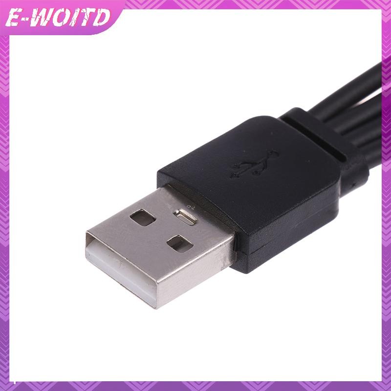 E-woitd 20CM Cáp Sạc USB C 4 Trong 1 4 Cổng USB Bộ Chia Cáp Sạc Loại C Kết Nối Cho Điện Thoại Di Động Điện Thoại Thông Minh Máy Tính Bảng HNVN