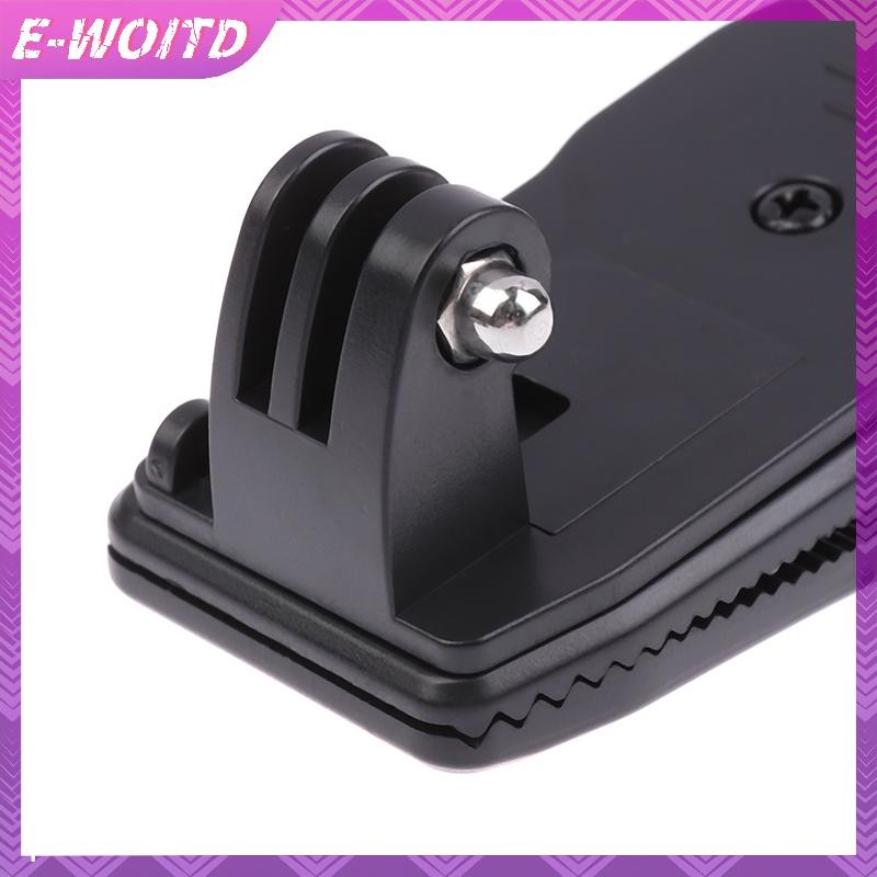 E-WOITD 1 Cái Chống Trượt Ba Lô Dây Đeo Kẹp Gắn Giá Đỡ Điện Thoại Có Thể Điều Chỉnh Ngoài Trời Sống Video Đứng Kẹp Gắn E-WOITD