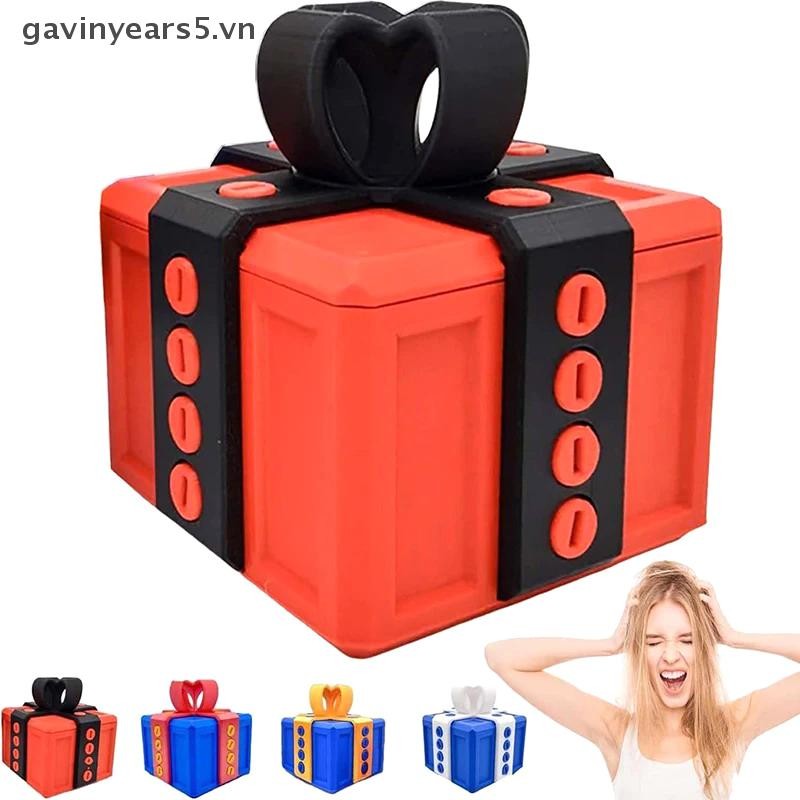 # gavin # Hộp quà gây phiền nhiễu có ốc vít Hộp quà gây khó chịu lớn Hộp vít Prank Hộp quà tặng in 3D Hộp đựng thẻ tiền Quà tặng Giáng sinh.