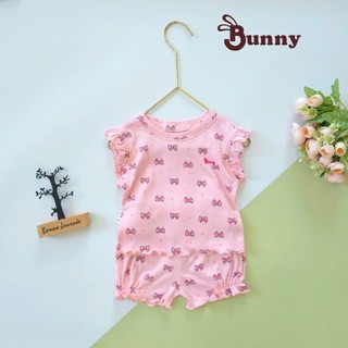 Bộ áo quần chip phồng Bunnybaby cho bé gái từ 4-15kg ( 1 tháng tới 2 tuổi)