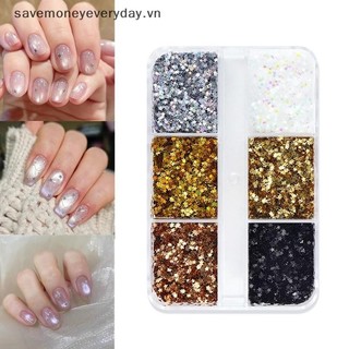 [savemoneyeveryday] 1mm Ngôi Sao Lấp Lánh Móng Tay Lấp Lánh Lấp Lánh Pentagram Trang Trí Móng Tay Thiết Kế Salon Móng Tay Phụ Kiện Dễ Thương DIY Nail Art Design [vn]