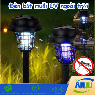 Đèn Diệt Muỗi Năng Lượng Mặt Trời, Đèn Sân Vườn Ngoài Trời, Diệt côn trùng bằng tia UV hiệu quả