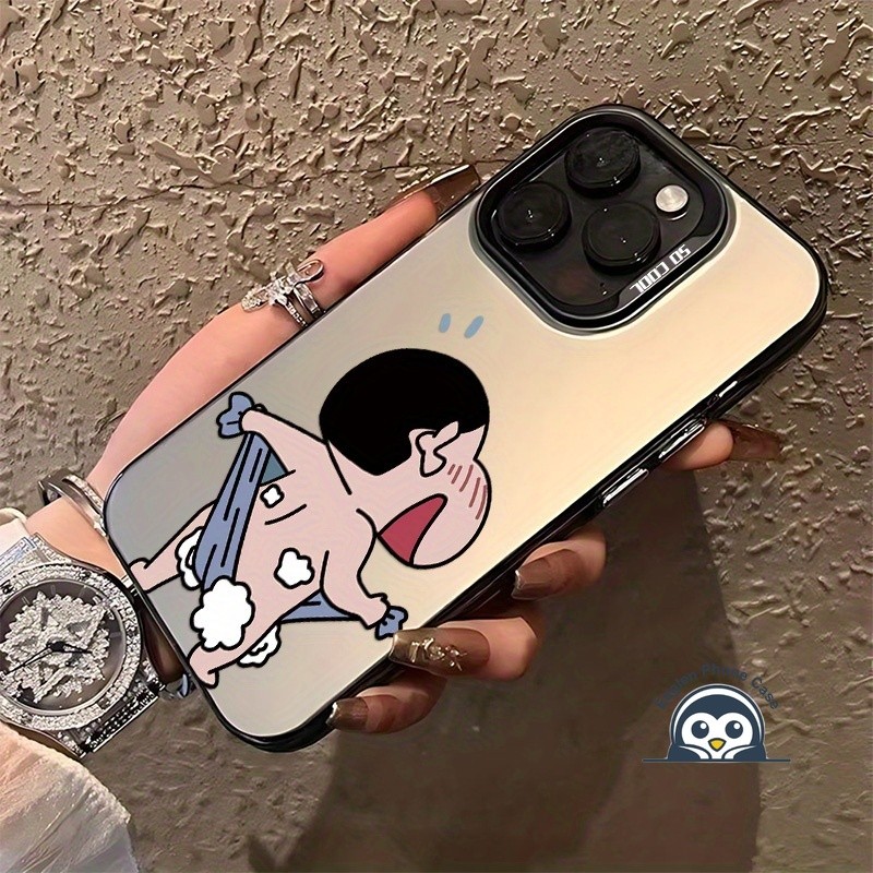 ‌Ốp Điện Thoại Hoạt Hình Crayon Shin-chan Cho OPPO Reno 14 13F 13 12 Pro 12F 11F 11 10 Pro Plus 9 8 8T 8Z 7Z 7 Pro Lite 5G 4G Vỏ Bảo Vệ Ống Kính Mát Chống Sốc Ốp Lưng Mềm