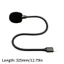 Micro USB C Công nghệ khử tiếng ồn cổ ngỗng có thể điều chỉnh 360 độ Micrô chơi game USB C bên ngoài cho La