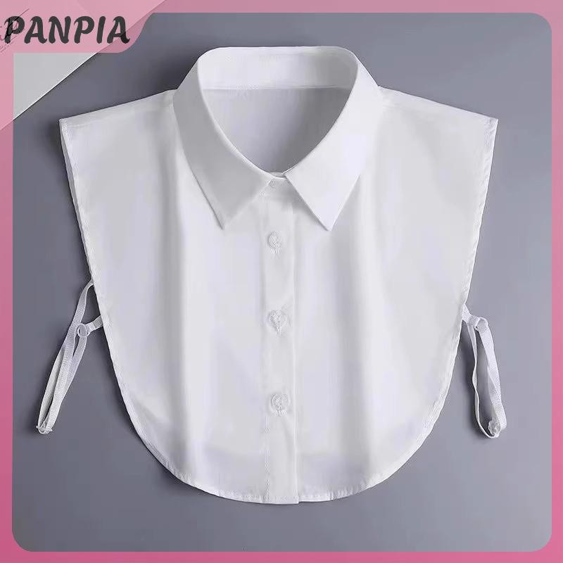 PANPIA-Lady Cổ Giả Nửa Áo Sơ Mi Công Sở Cổ Áo Sơ Mi Giả Cổ Thoải Mái Giả Nửa Cổ Cho Nam Nữ Chính Thức Dịp