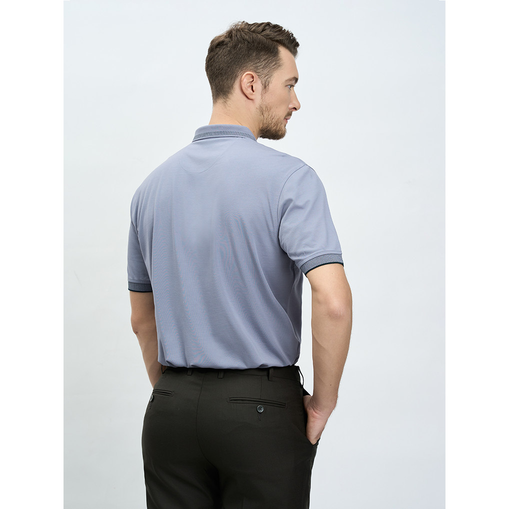 Áo thun Polo có túi SAN SCIARO vải visco phom regular SS00000049