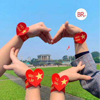 Sỉ 50c Vòng Tay Handmade Cờ Đỏ Sao Vàng–Vòng Đeo Tay Tôi Yêu Việt Nam,Phụ Kiện Yêu Nước 2/9, Tự Hào Dân Tộc TẠP HÓA ANGI