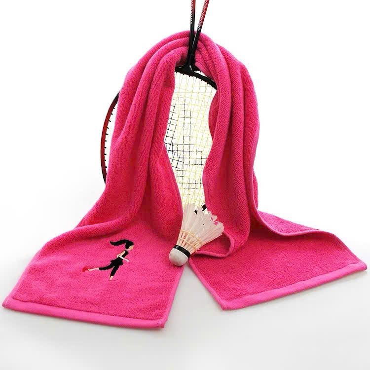 Khăn lau mồ hôi tập Yoga,Khăn cotton thể thao lau thấm mồ,Chất liệu cotton, kích thước 110cm x 25cm GB135